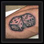 dice tattoo design